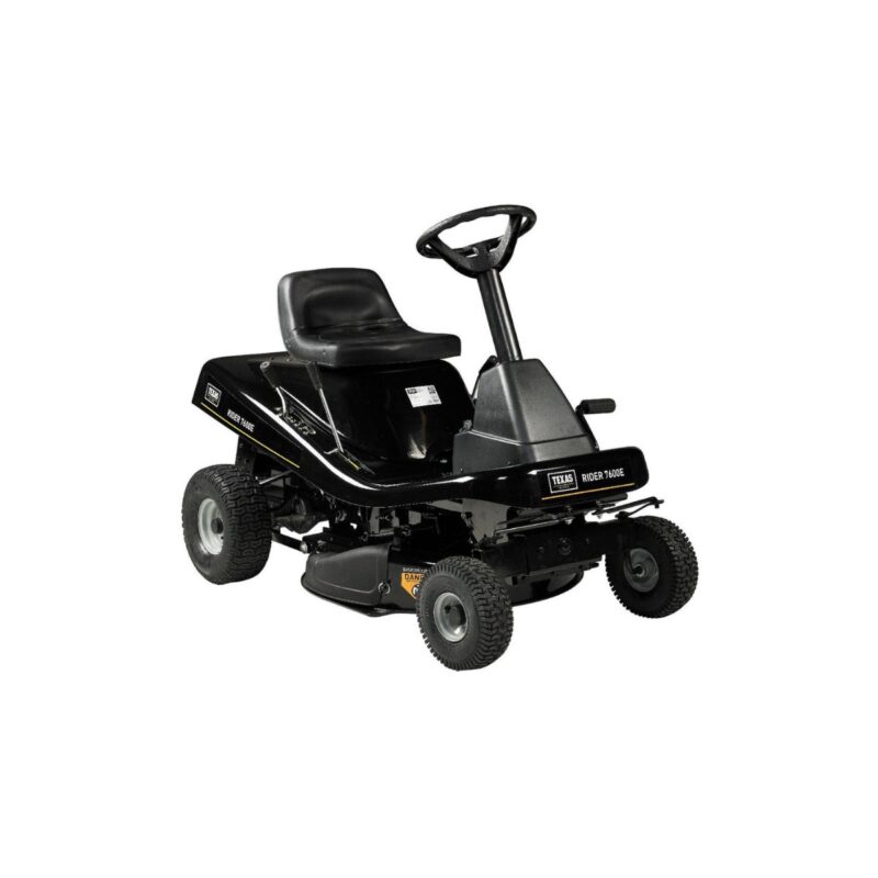 Texas Rider 7600E Aufsitzmäher 76 cm mit Fangkorb, Mulchkit und Seitenauswurf