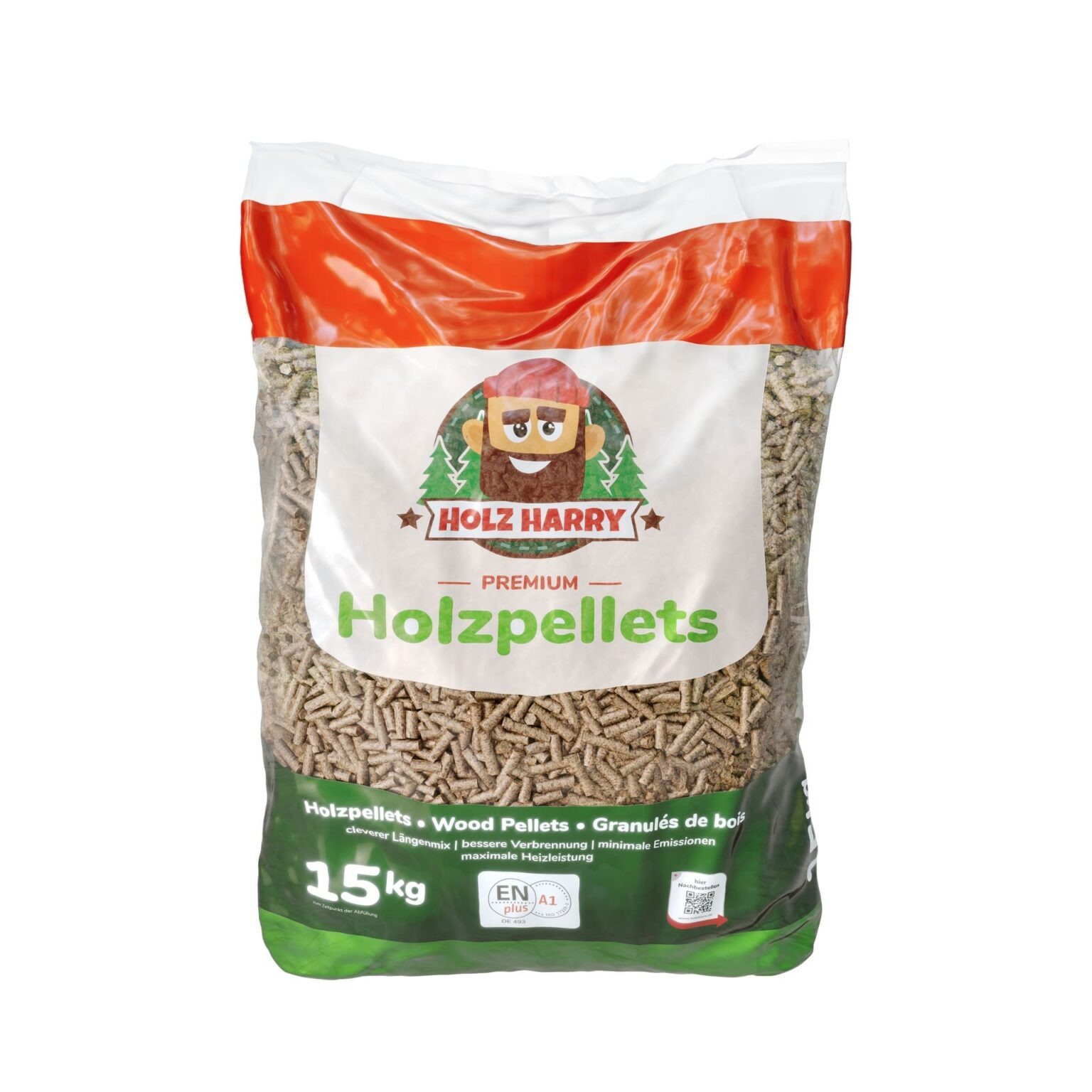 Holz Harry Holzpellets 975 kg ENplus A1 – Bild 2
