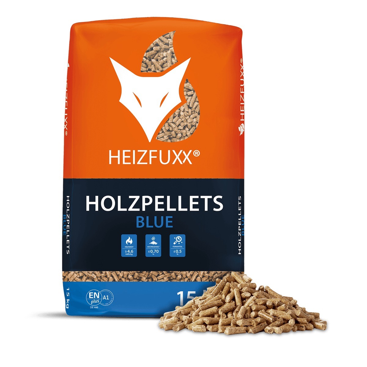 HEIZFUXX BLUE Holzpellets 975 kg ENplus A1 – Bild 2