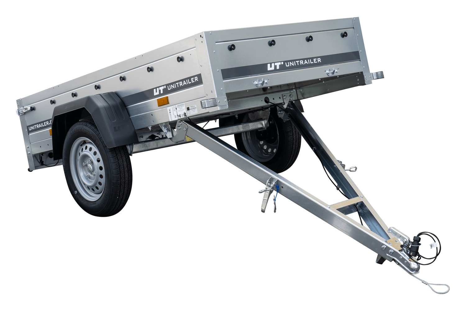 UNITRAILER Garden Trailer 200 KIPP 750 kg – 200 × 106 cm