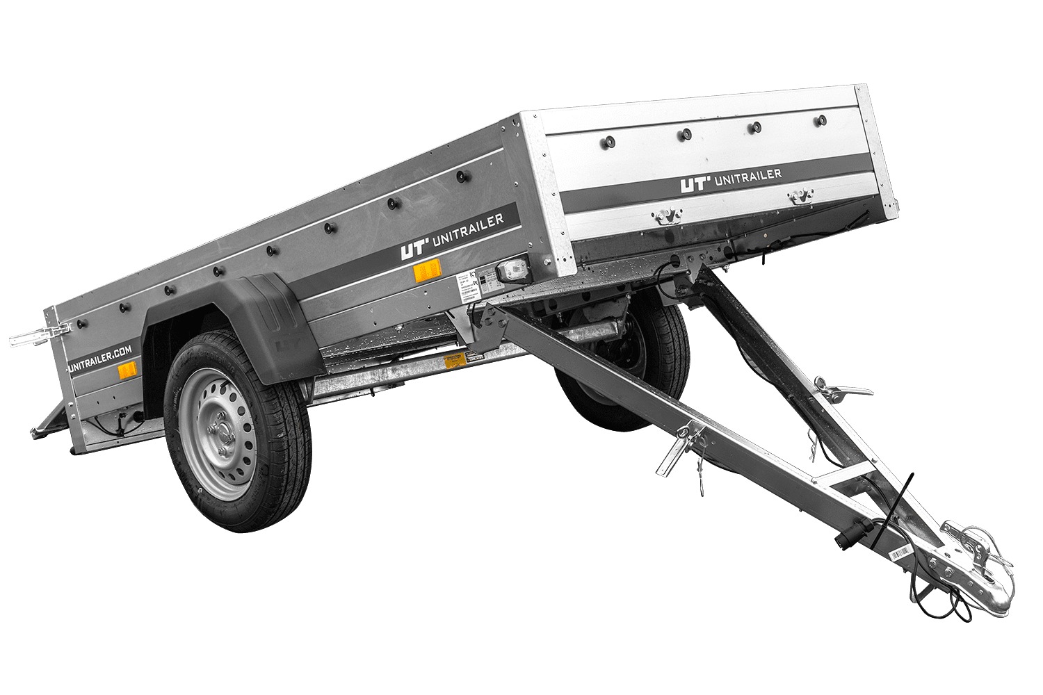 UNITRAILER Garden Trailer 230 KIPP 750 kg – 230 × 125 cm